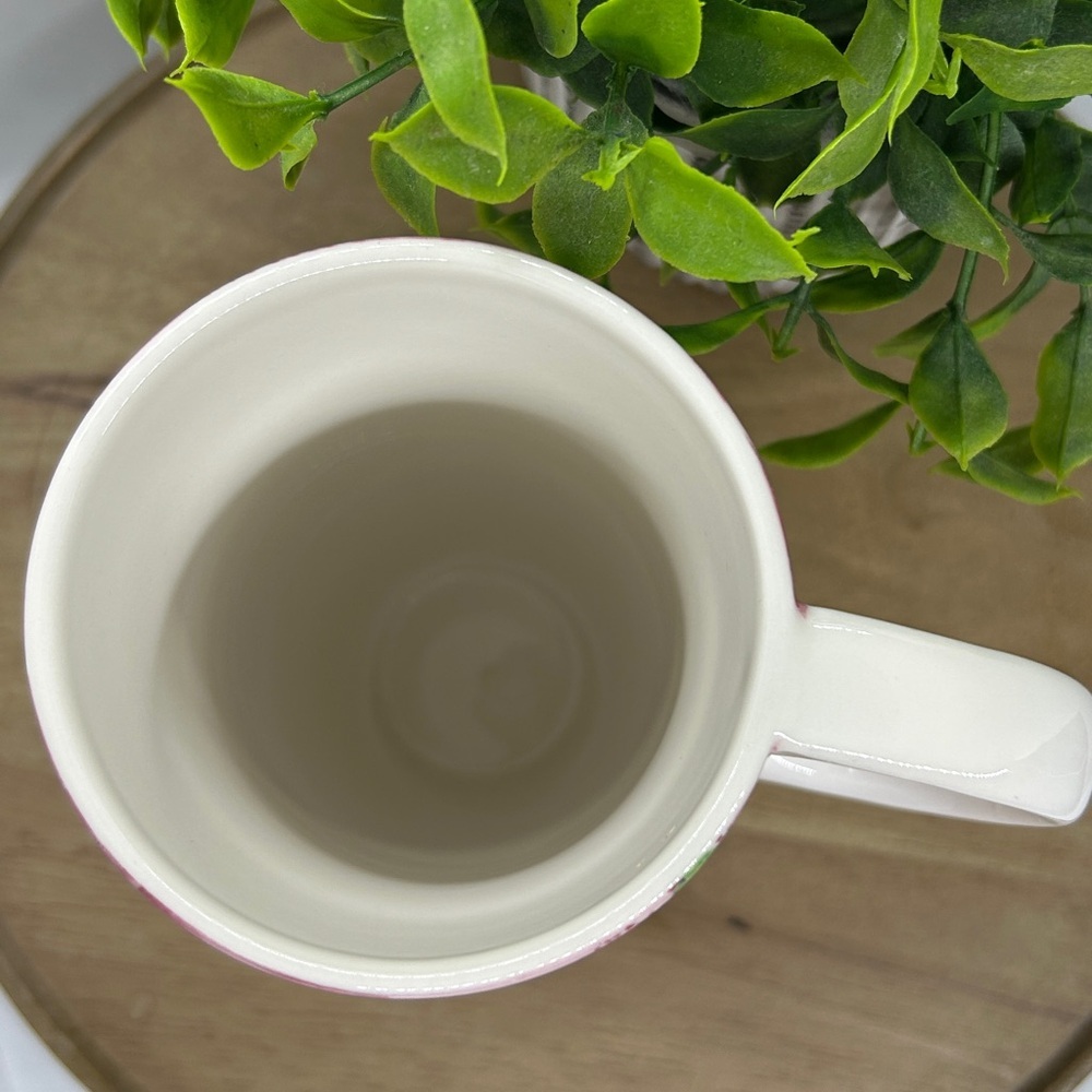 CANCER SURVIVOR 16 oz Ceramic Pink Floral Coffee Mug - Picture 5 of 8